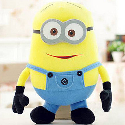 Despicable me 12'' 3D Eyes Plush Toy 25cm/50cm  Minions Stuffed Jorge Stewart Dave minion toy stuffed doll Smile 96413/16