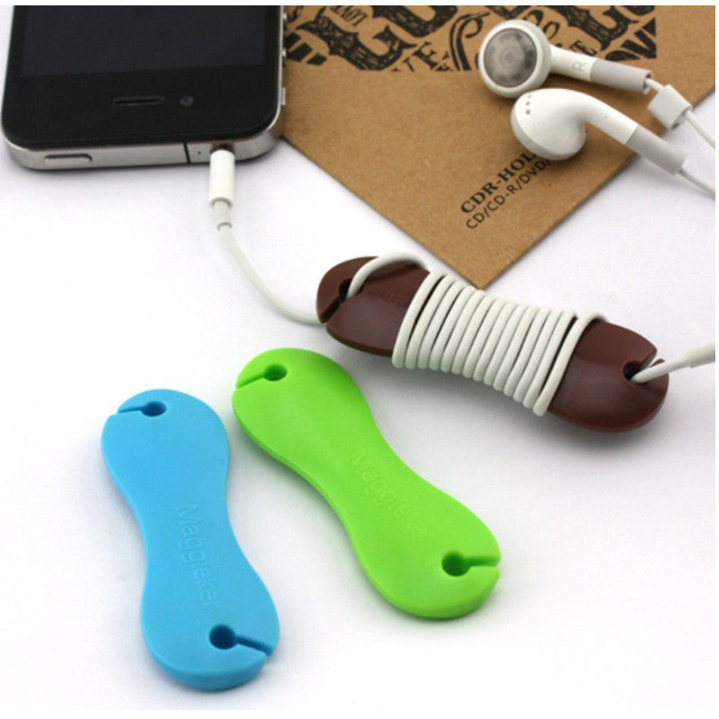 Fishbone cable organizer plastic cable winder  cable holder headphone earphone organizer wire holder A57-RXQ