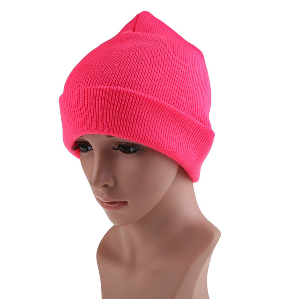 Men's Women Beanie Knit Ski Cap Hip-Hop Color Winter Warm Unisex Wool Hat EMS DHL Free Shipping Mail