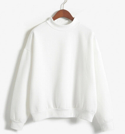 2015 women sweatshirt Europe and the United States candy color code loose long sleeve harajuku style pullover cashmere hoodies