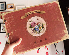 Free shipping 2014 new creative diy 10 inch Manual paste photo album Teacher's day gifts baby lovers memorial photo albums