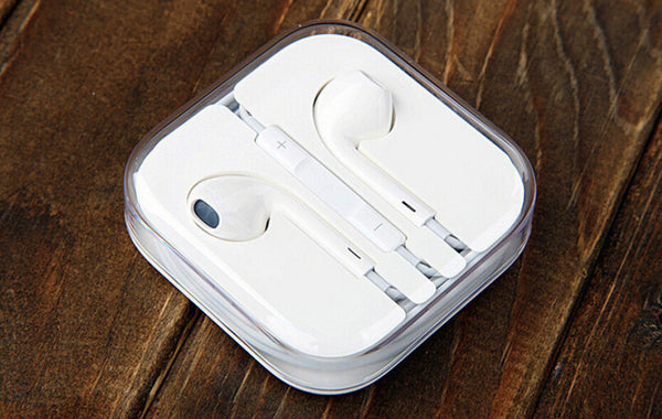 New fone de ouvido In-Ear Headset Headphone With Mic Volume Earphone For iphone 5 5S 6 samsung Media Player 3.5 MM