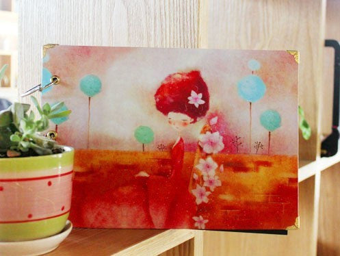 Free shipping 2014 new creative diy 10 inch Manual paste photo album Teacher's day gifts baby lovers memorial photo albums