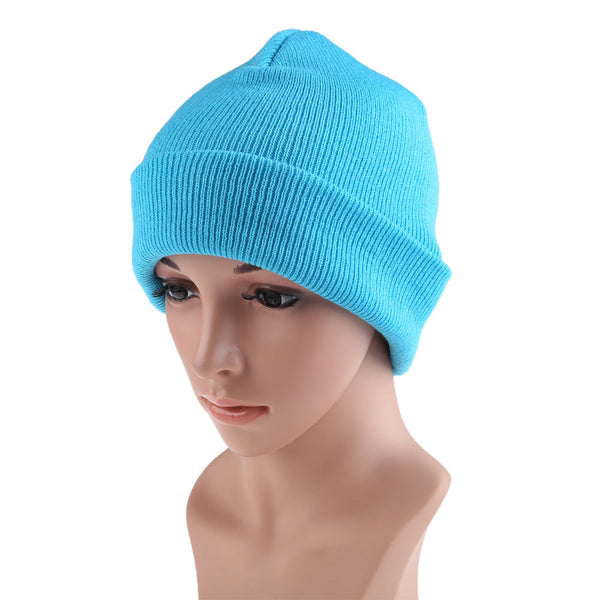 Men's Women Beanie Knit Ski Cap Hip-Hop Color Winter Warm Unisex Wool Hat EMS DHL Free Shipping Mail