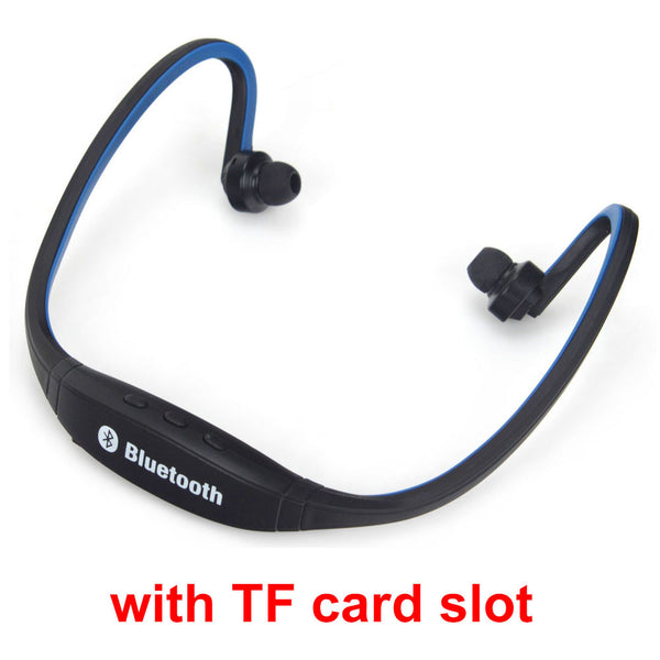 Original S9 Sport Wireless Handfree Bluetooth 4.0 Earphone Headphone Headset with Microphone Support TF Card Slot for All Phones