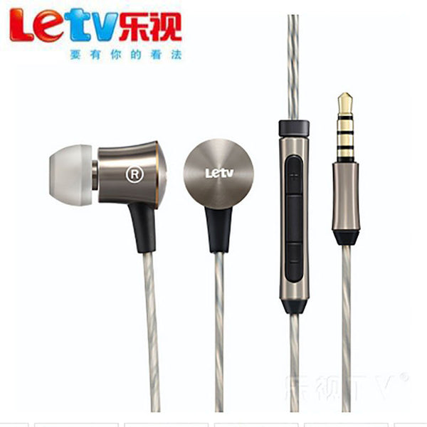 Original Letv 3.5 mm in-ear headset wire control with microphone  for  samsung huawei thousand headphones