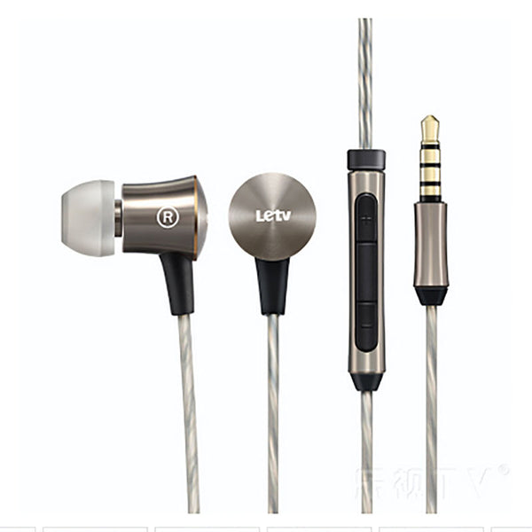 Original Letv 3.5 mm in-ear headset wire control with microphone  for  samsung huawei thousand headphones