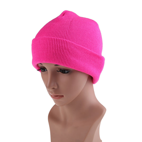 Men's Women Beanie Knit Ski Cap Hip-Hop Color Winter Warm Unisex Wool Hat EMS DHL Free Shipping Mail