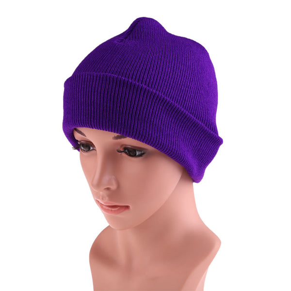 Men's Women Beanie Knit Ski Cap Hip-Hop Color Winter Warm Unisex Wool Hat EMS DHL Free Shipping Mail