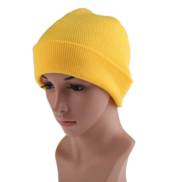 Men's Women Beanie Knit Ski Cap Hip-Hop Color Winter Warm Unisex Wool Hat EMS DHL Free Shipping Mail